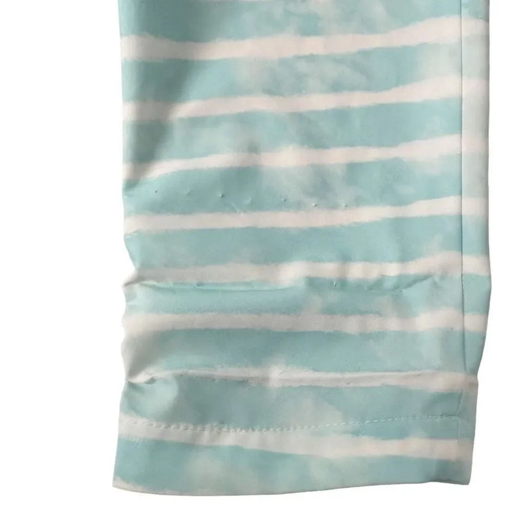 Chico's Zenergy Watercolor-Stripe Jacket size Large